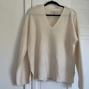 LOFT Women's Cream Sweater